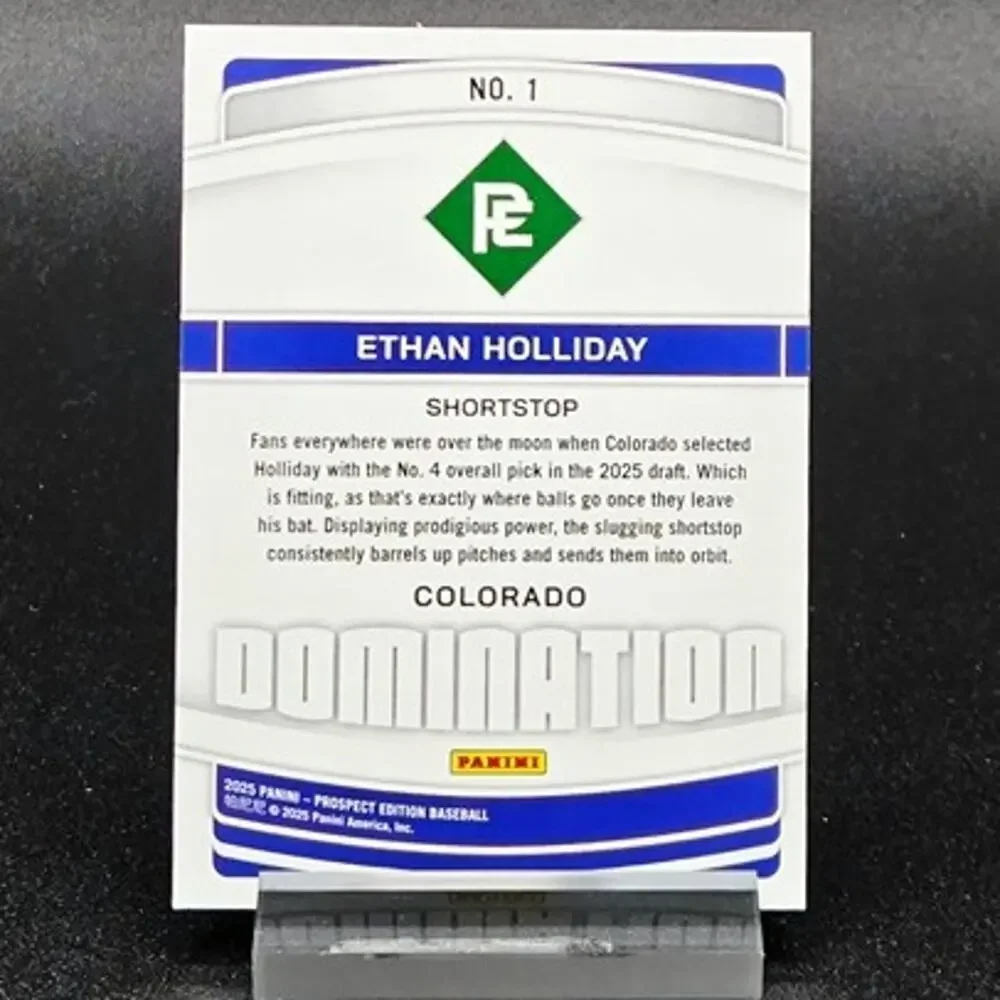Ethan Holliday Prospect Domination Ping Green Colorado Rockies Top Prospect